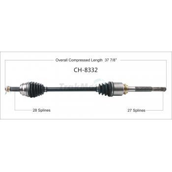 TrakMotive CH8332 - CV Axle Shaft TrakMotive CH8332 CV Axle Shaft product image 1 of 3