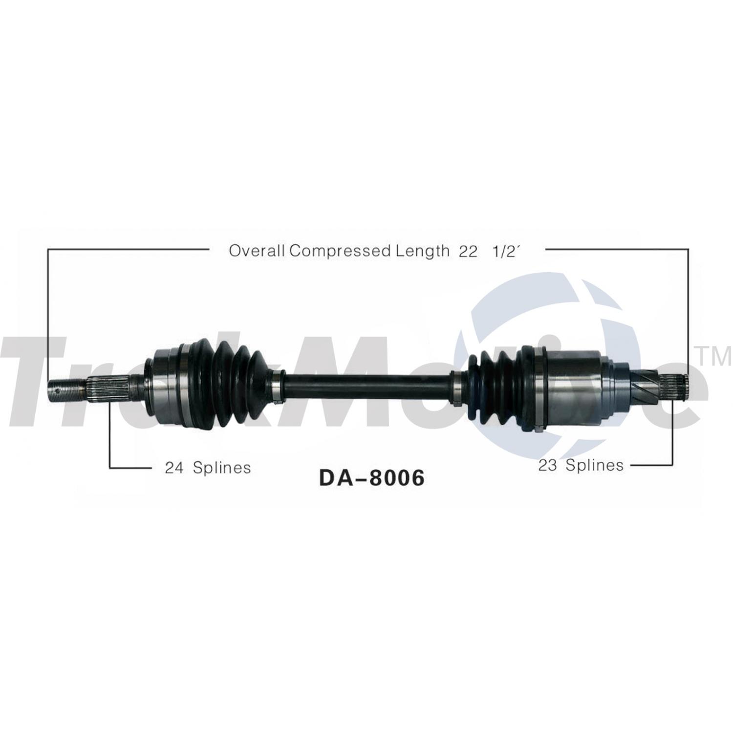 TrakMotive DA8006 - CV Axle Shaft TrakMotive DA8006 CV Axle Shaft product image 1 of 3