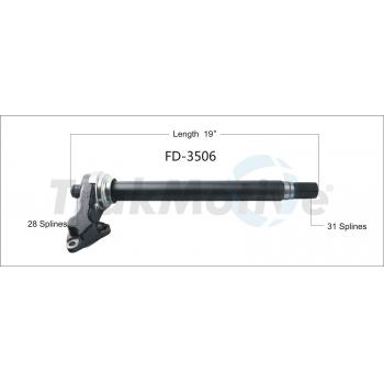 TrakMotive FD3506 CV Intermediate Shaft product image 1 of 3