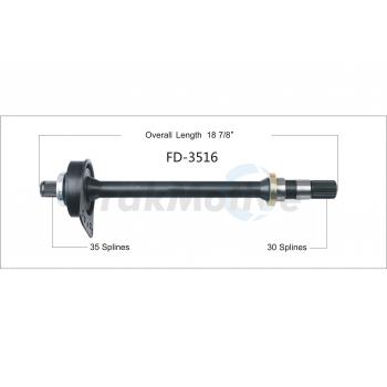 TrakMotive FD3516 - CV Intermediate Shaft TrakMotive FD3516 CV Intermediate Shaft product image 1 of 3