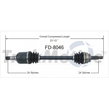 TrakMotive FD8046 - CV Axle Shaft TrakMotive FD8046 CV Axle Shaft product image 1 of 3