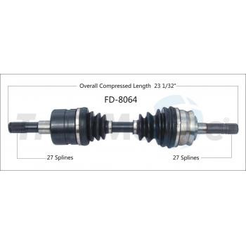 TrakMotive FD8064 CV Axle Shaft product image 1 of 3