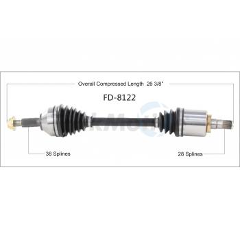 TrakMotive FD8122 CV Axle Shaft product image 1 of 3