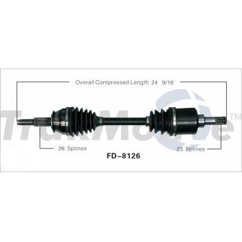 TrakMotive FD8126 CV Axle Shaft product image 1 of 3