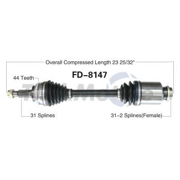 TrakMotive FD8147 CV Axle Shaft product image 1 of 3