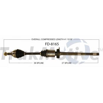 TrakMotive FD8165 CV Axle Shaft product image 1 of 3