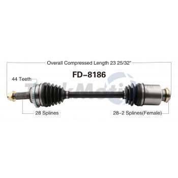 TrakMotive FD8186 - CV Axle Shaft TrakMotive FD8186 CV Axle Shaft product image 1 of 3