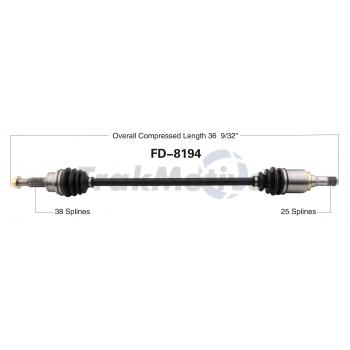 TrakMotive FD8194 CV Axle Shaft product image 1 of 3