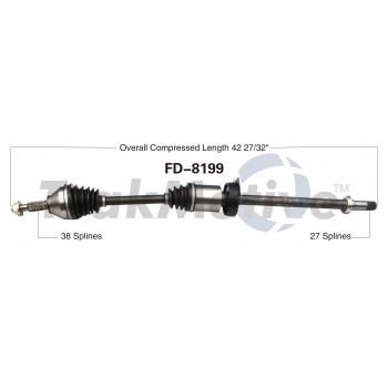 TrakMotive FD8199 CV Axle Shaft product image 1 of 3