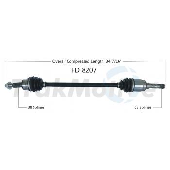 TrakMotive FD8207 CV Axle Shaft product image 1 of 3