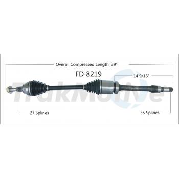 TrakMotive FD8219 - CV Axle Shaft TrakMotive FD8219 CV Axle Shaft product image 1 of 3
