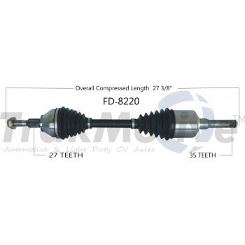 TrakMotive FD8220 CV Axle Shaft product image 1 of 3