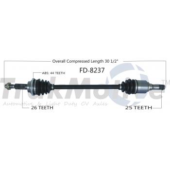 TrakMotive FD8237 - CV Axle Shaft TrakMotive FD8237 CV Axle Shaft product image 1 of 3