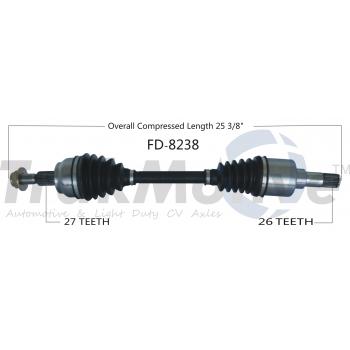TrakMotive FD8238 CV Axle Shaft product image 1 of 3