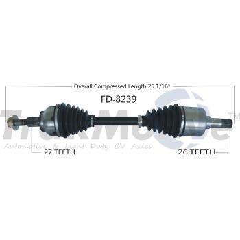 TrakMotive FD8239 CV Axle Shaft product image 1 of 3