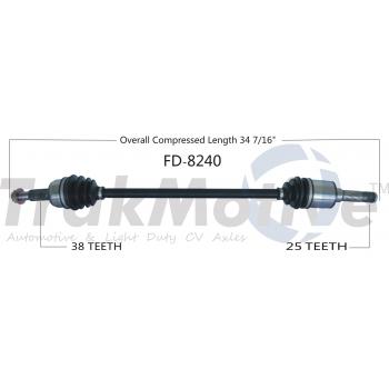 TrakMotive FD8240 - CV Axle Shaft TrakMotive FD8240 CV Axle Shaft product image 1 of 3