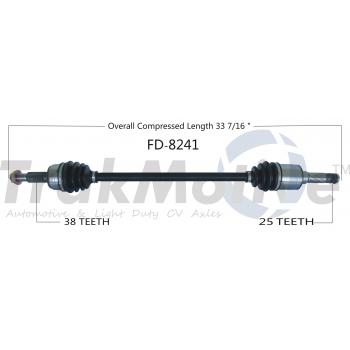 TrakMotive FD8241 - CV Axle Shaft TrakMotive FD8241 CV Axle Shaft product image 1 of 3