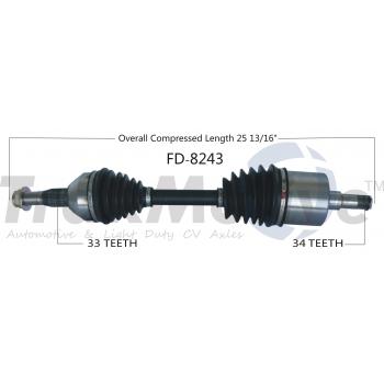TrakMotive FD8243 - CV Axle Shaft TrakMotive FD8243 CV Axle Shaft product image 1 of 3