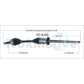 TrakMotive FD8246 CV Axle Shaft product image 1 of 3