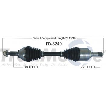 TrakMotive FD8249 - CV Axle Shaft TrakMotive FD8249 CV Axle Shaft product image 1 of 3