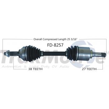 TrakMotive FD8257 CV Axle Shaft product image 1 of 3
