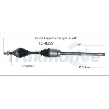 TrakMotive FD8259 CV Axle Shaft product image 1 of 3