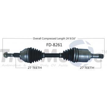 TrakMotive FD8261 - CV Axle Shaft TrakMotive FD8261 CV Axle Shaft product image 1 of 3