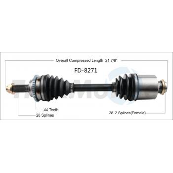 TrakMotive FD8271 CV Axle Shaft product image 1 of 3
