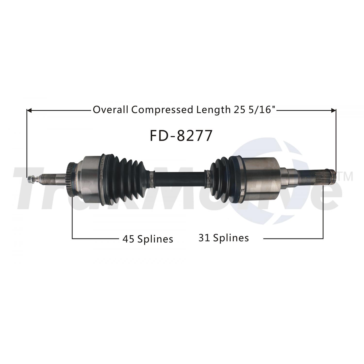 TrakMotive FD8277 CV Axle Shaft product image 1 of 3