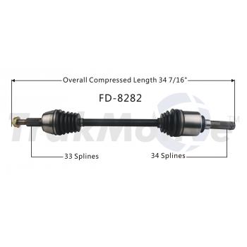 TrakMotive FD8282 CV Axle Shaft product image 1 of 3