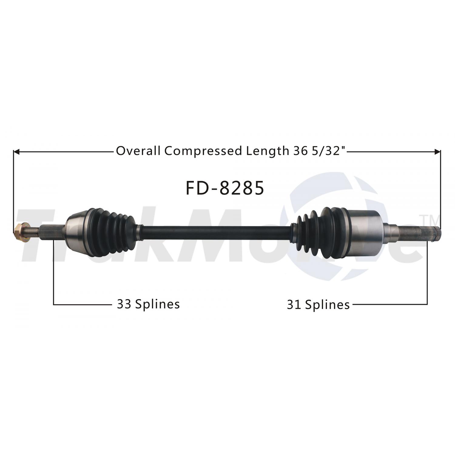 TrakMotive FD8285 - CV Axle Shaft TrakMotive FD8285 CV Axle Shaft product image 1 of 3