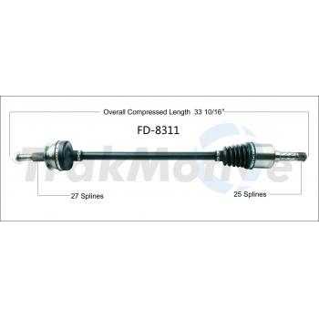 TrakMotive FD8311 - CV Axle Shaft TrakMotive FD8311 CV Axle Shaft product image 1 of 3
