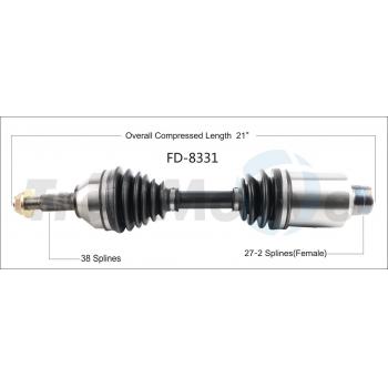 TrakMotive FD8331 CV Axle Shaft product image 1 of 3