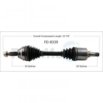 TrakMotive FD8339 CV Axle Shaft product image 1 of 3