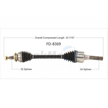 TrakMotive FD8369 CV Axle Shaft product image 1 of 3