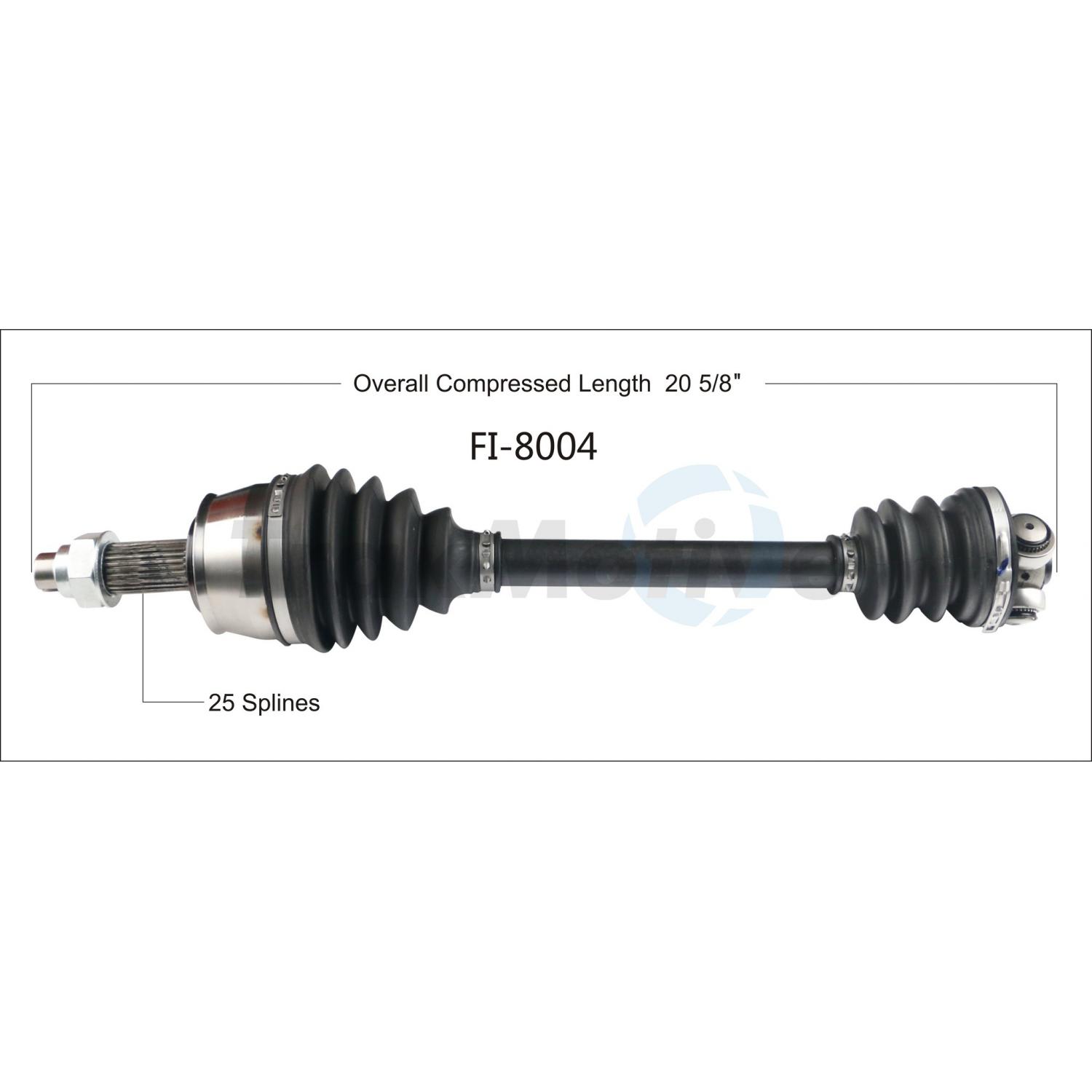 TrakMotive FI8004 - CV Axle Shaft TrakMotive FI8004 CV Axle Shaft product image 1 of 3