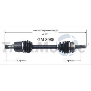 TrakMotive GM8085 - CV Axle Shaft TrakMotive GM8085 CV Axle Shaft product image 1 of 3