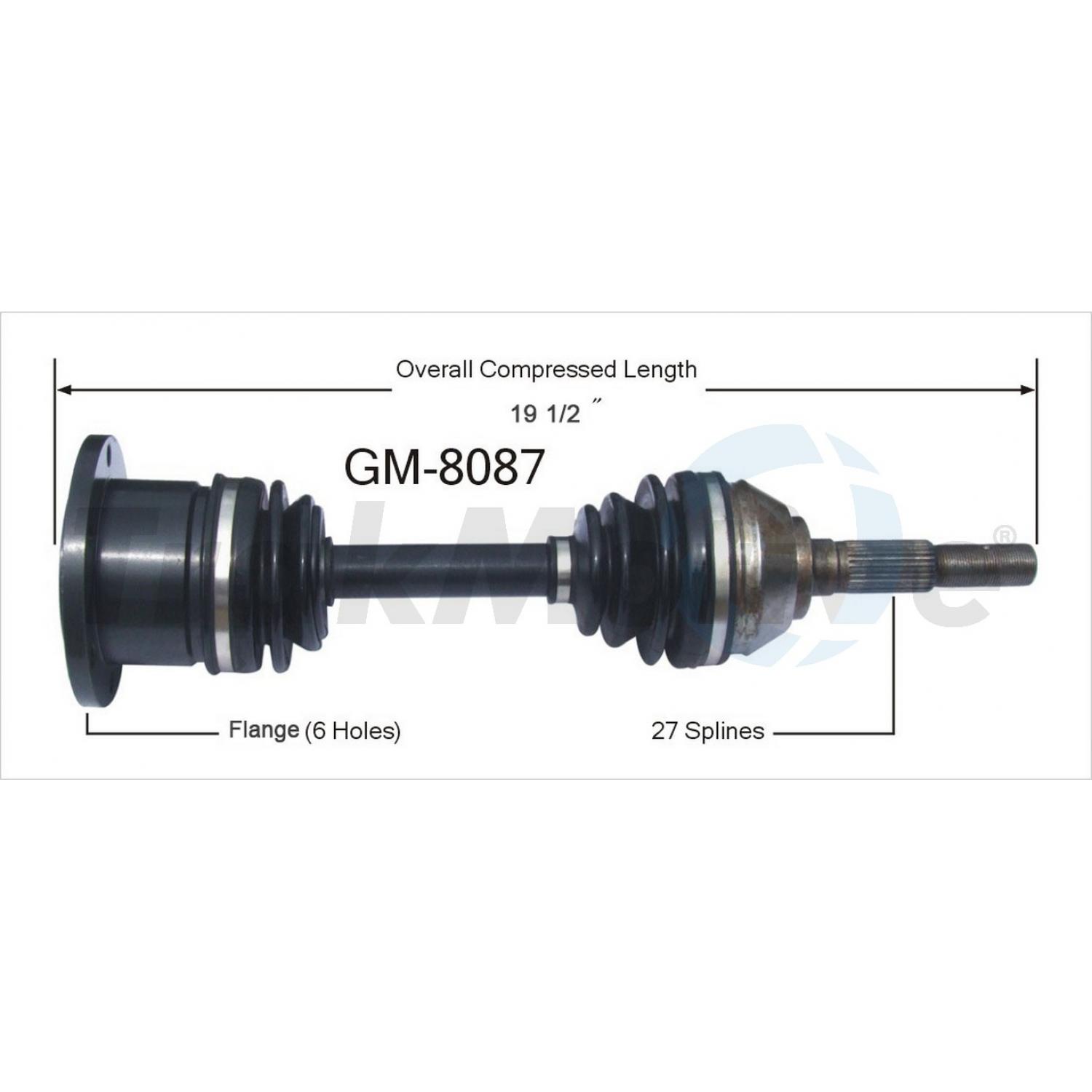 TrakMotive GM8087 - CV Axle Shaft TrakMotive GM8087 CV Axle Shaft product image 1 of 3