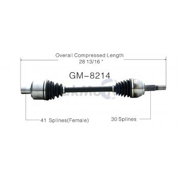 TrakMotive GM8214 CV Axle Shaft product image 1 of 3