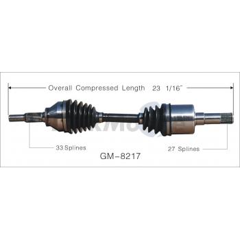 TrakMotive GM8217 CV Axle Shaft product image 1 of 3