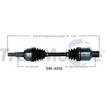 TrakMotive GM8230 - CV Axle Shaft TrakMotive GM8230 CV Axle Shaft product image 1 of 3