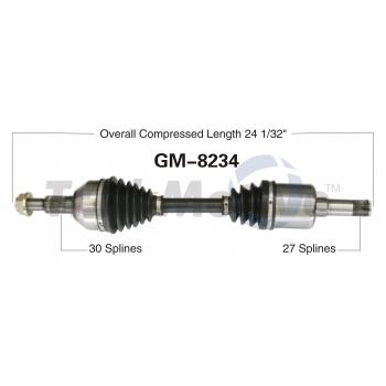 TrakMotive GM8234 CV Axle Shaft product image 1 of 3