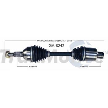 TrakMotive GM8242 CV Axle Shaft product image 1 of 3