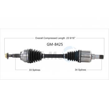 TrakMotive GM8245 CV Axle Shaft product image 1 of 3