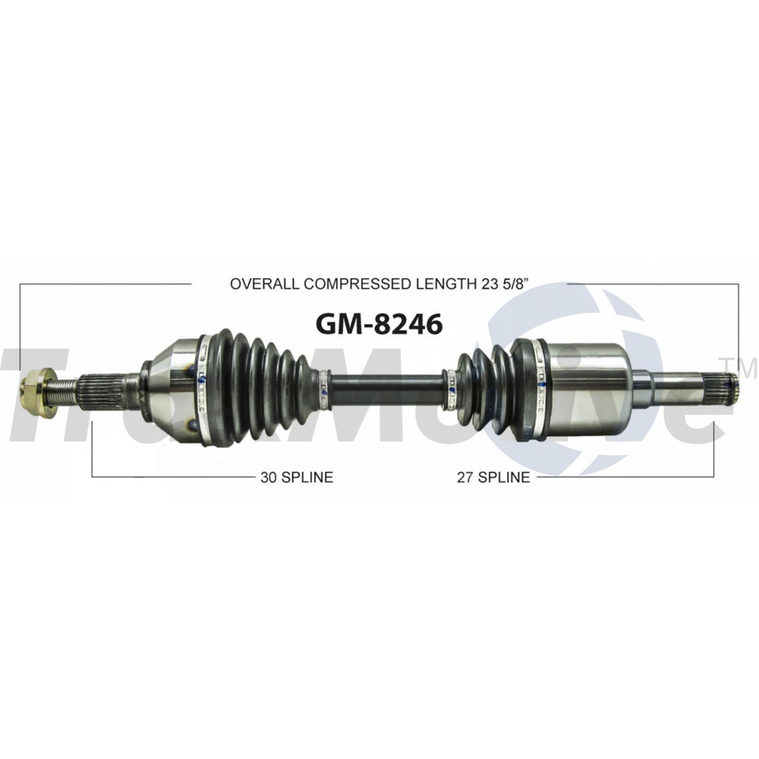 TrakMotive GM8246 - CV Axle Shaft TrakMotive GM8246 CV Axle Shaft product image 1 of 3