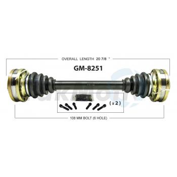 TrakMotive GM8251 CV Axle Shaft product image 1 of 3