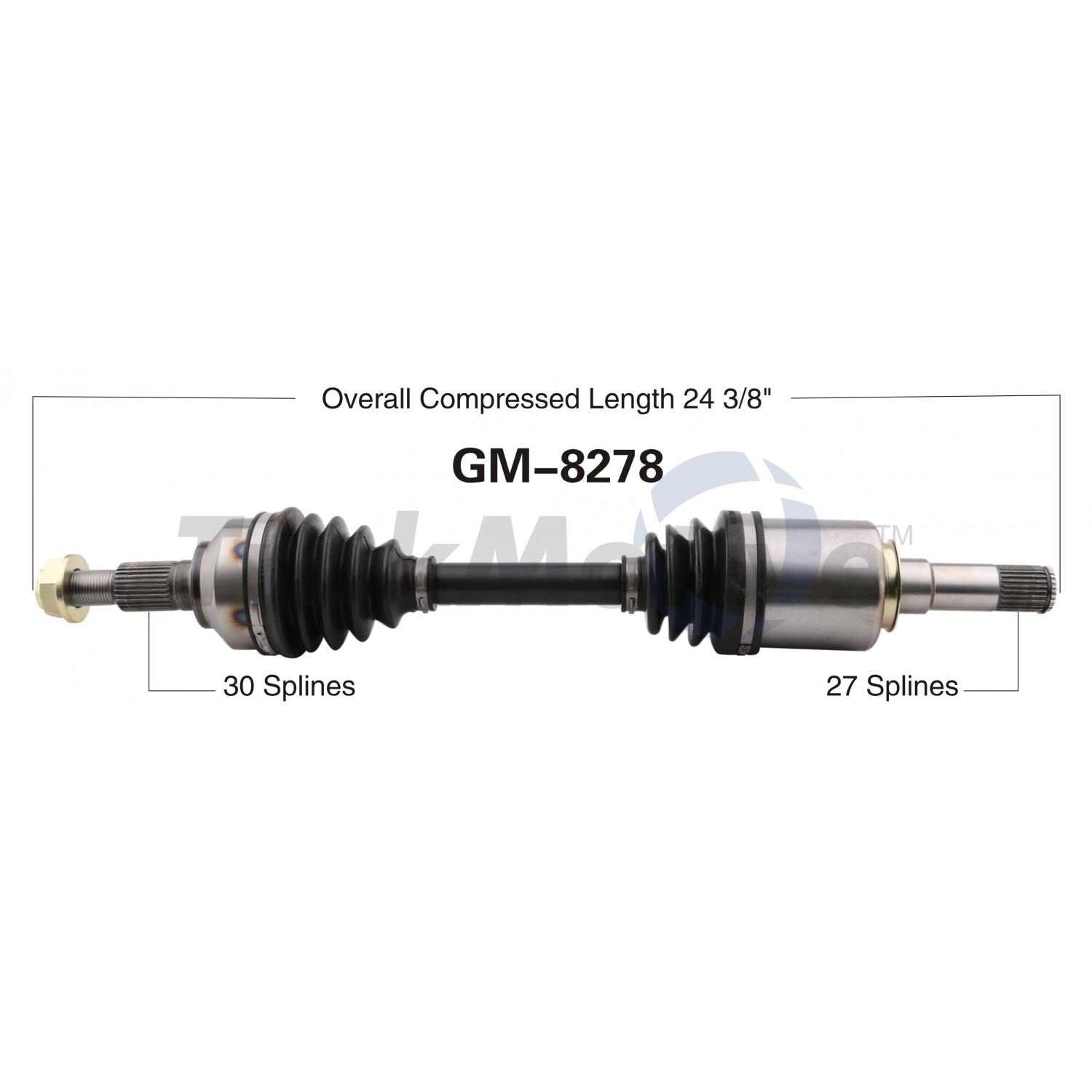 TrakMotive GM8278 - CV Axle Shaft TrakMotive GM8278 CV Axle Shaft product image 1 of 3