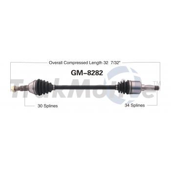 TrakMotive GM8282 - CV Axle Shaft TrakMotive GM8282 CV Axle Shaft product image 1 of 3
