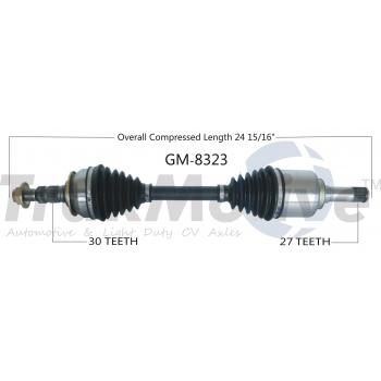 TrakMotive GM8323 CV Axle Shaft product image 1 of 3