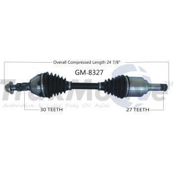 TrakMotive GM8327 CV Axle Shaft product image 1 of 3